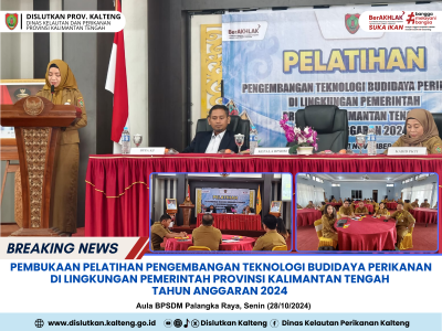 Pelatihan Pengembangan Teknologi Budidaya Perikanan