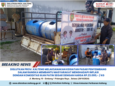 Pasar Penyeimbang dalam rangka membantu masyarakat menghadapi inflasi Selasa (29/10/2024)